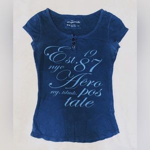 Y2K Vintage Aeropostale graphic t shirt